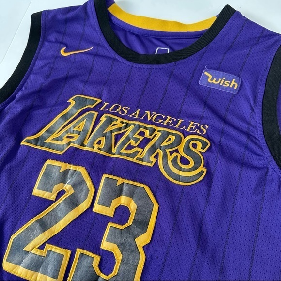 Los Angeles Lakers Lebron James 2018-19 Lore Series Swingman Jersey 54 XL - Picture 1 of 5